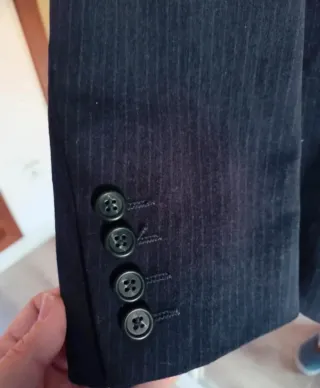 Blazer Benetton Azul hombre. Talla 46 -M. Nueva