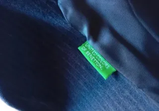 Blazer Benetton Azul hombre. Talla 46 -M. Nueva