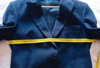 Blazer Benetton Azul hombre. Talla 46 -M. Nueva