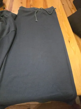 Conjunto gris top corto