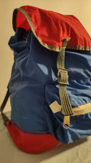 Mochila Bru Sports Vintage Azul/Roja