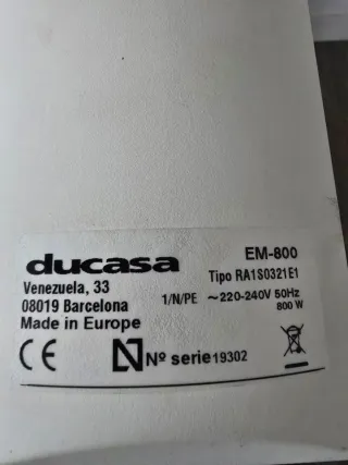 Radiador Eléctrico Ducasa Blanco