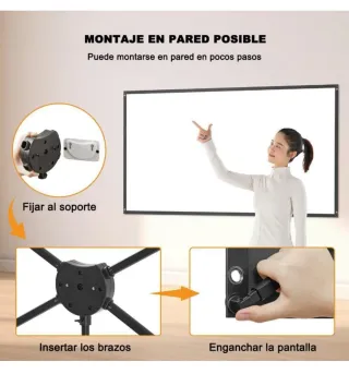 Pantalla de Proyección Exterior, 80 Pulgadas 16:9