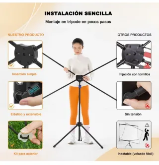 Pantalla de Proyección Exterior, 80 Pulgadas 16:9