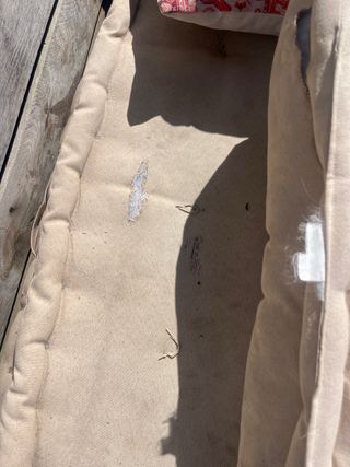 Palets para terraza con cojines