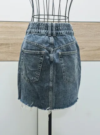 Minigonna jeans vita alta Pull&Bear M