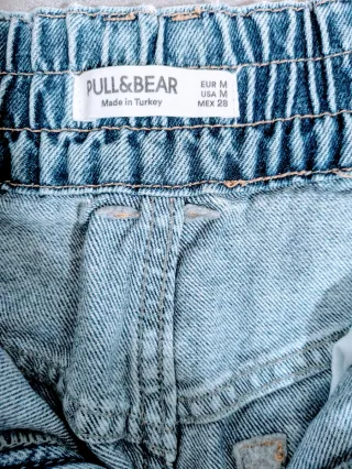Minigonna jeans vita alta Pull&Bear M