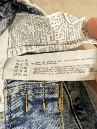 Minigonna jeans vita alta Pull&Bear M