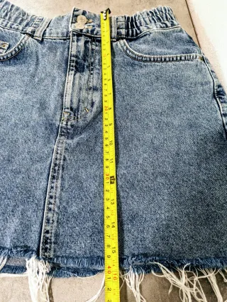 Minigonna jeans vita alta Pull&Bear M