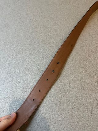 Cintura Roberto Cavalli Pelle Beige/Marrone