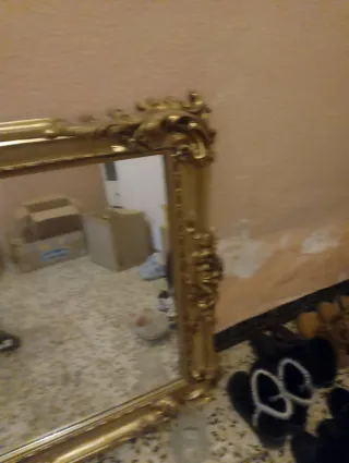 Espejo Salón Barroco Dorado