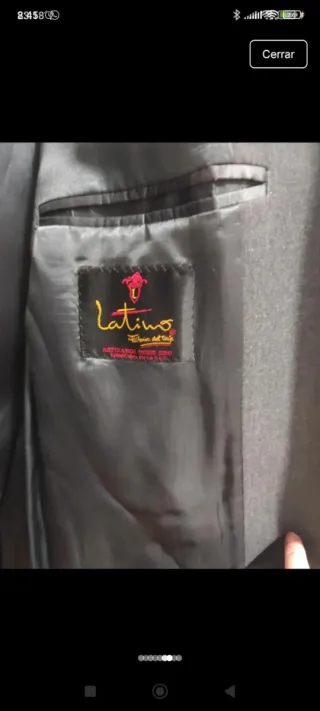 Americana gris talla 62