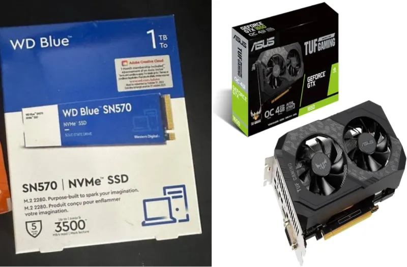 Pack Gaming: GTX 1650 TUF + SSD NVMe WD