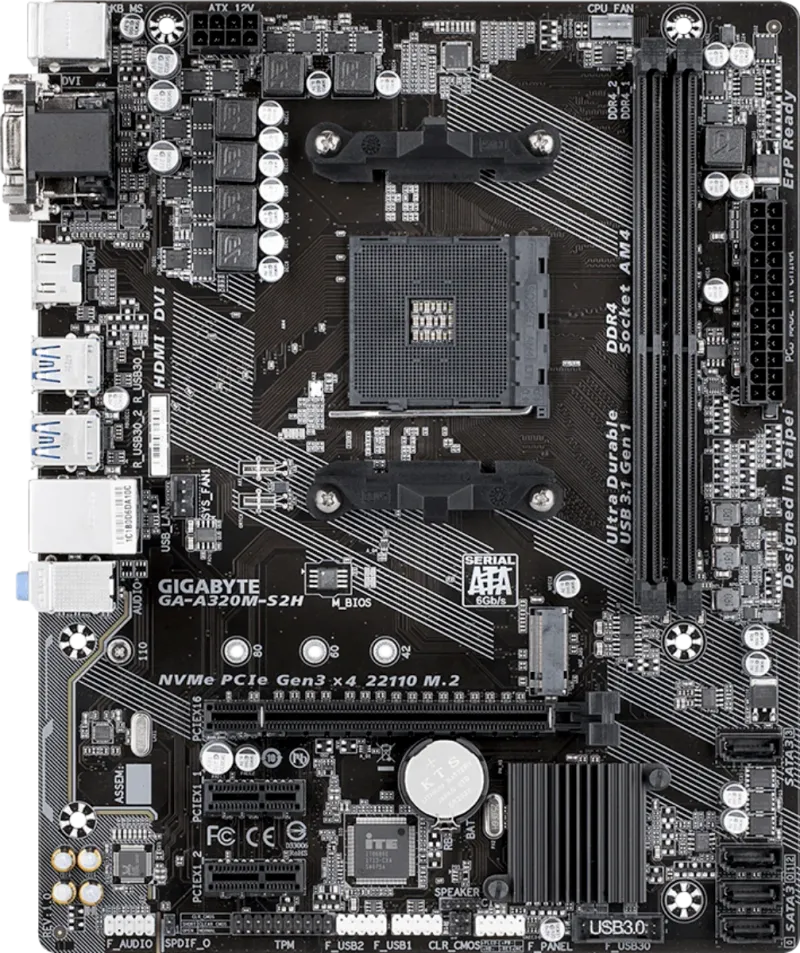 Placa Base Gigabyte GA-A320M-S2H afbeelding 2