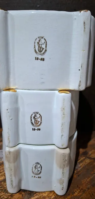 Set 3 Barattoli Ceramica Capodimonte