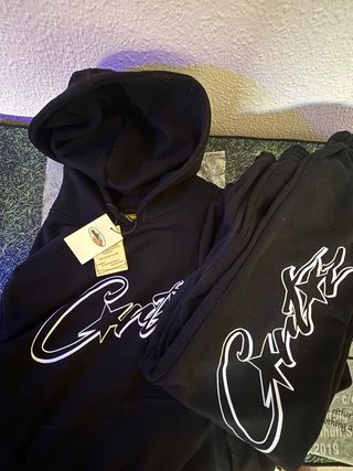 Conjunto Chandal Corteiz Negro