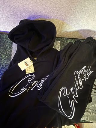 Conjunto Chandal Corteiz Negro