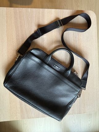 Maletín Piel Hugo Boss Negro