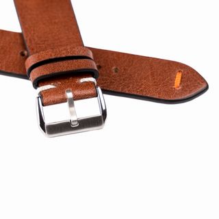 Correa de reloj Hidalgo piel marrón 22mm