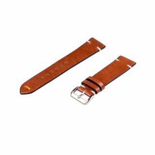 Correa de reloj Hidalgo piel marrón 22mm