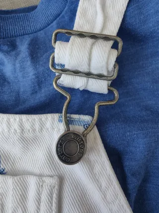 Peto blanco estampado verano 18 meses