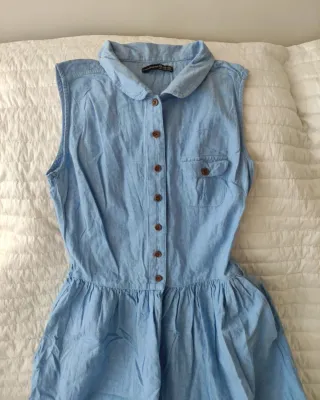 Vestido camisero azul Atmosphere