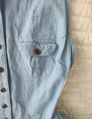 Vestido camisero azul Atmosphere