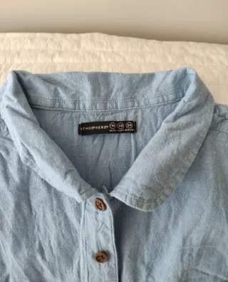 Vestido camisero azul Atmosphere