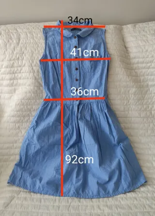 Vestido camisero azul Atmosphere