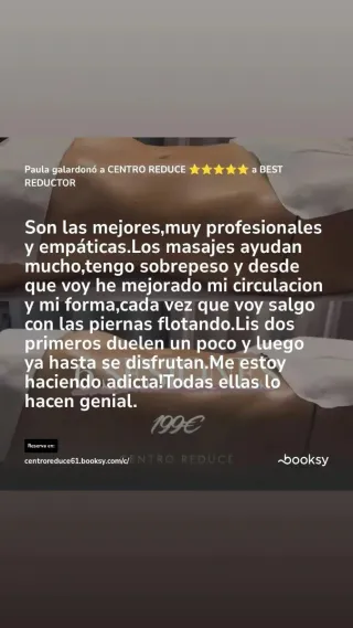 N 1 ESPAÑA ESPECIALISTAS EN MASAJES REDUCTORES.