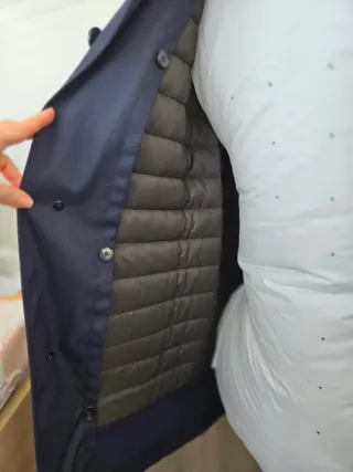 Abrigo Derrek 3 de Hugo Boss Azul Marino