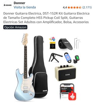 Chitarra Elettrica Donner DST-152R Kit