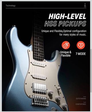 Chitarra Elettrica Donner DST-152R Kit