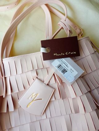 Borsa Manila Grace Jasmine rosa cipria