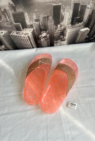 Chanclas de agua mujer perlas