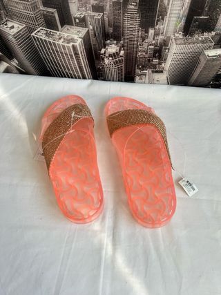 Chanclas de agua mujer perlas