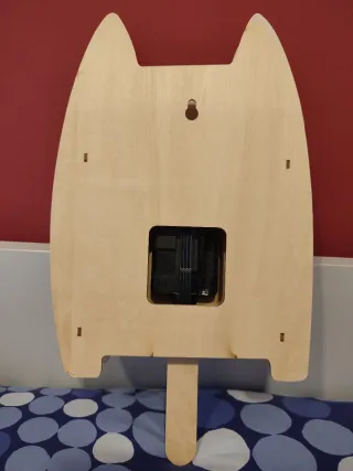 Reloj de pared gato amarillo