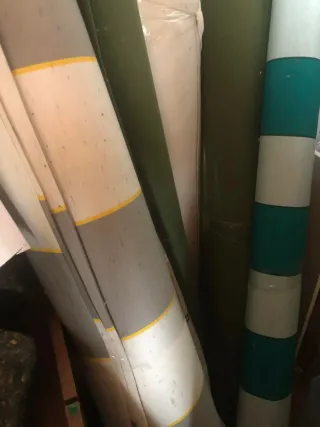 Tela para toldo a rayas