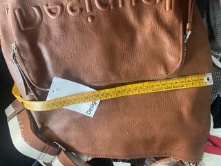 Bolso Desigual Marrón Dos Posiciones