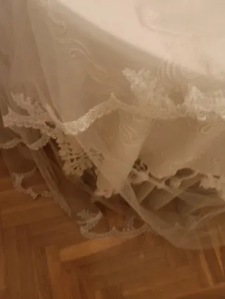 Velo de Novia Blanco con Peineta