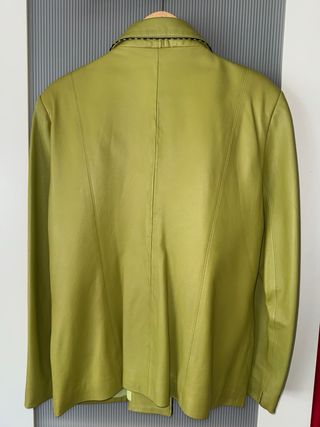 Chaqueta de piel M.Piel verde