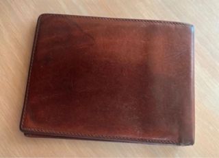 Portafoglio The Bridge in pelle marrone