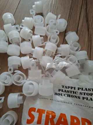 80 Tappi plastica per vino