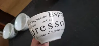 Set 5 tazze caffè espresso