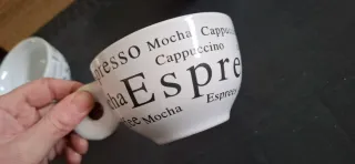 Set 5 tazze caffè espresso