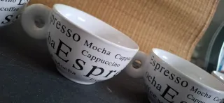 Set 5 tazze caffè espresso