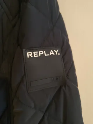 Cazadora Replay acolchada negra talla L
