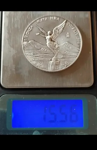 1/2 Onza Plata 2003 Libertad México