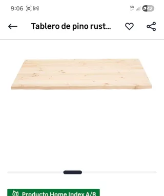 Mesa madera con caballetes