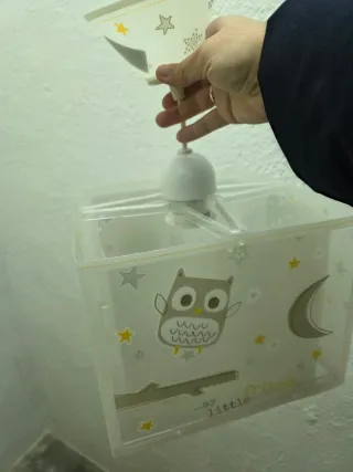 Lámpara infantil búhos Good Night